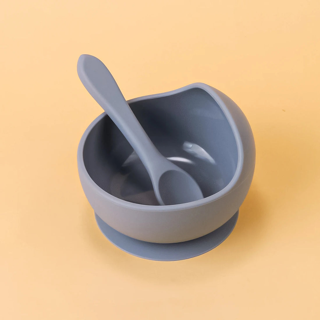 2PC Silicone Sucker Bowl Feeding Tableware for Infant and Young Training Learning To Eat Bowls and Baby Supplementary Food Bowls