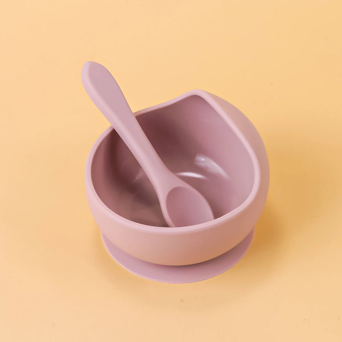 2PC Silicone Sucker Bowl Feeding Tableware for Infant and Young Training Learning To Eat Bowls and Baby Supplementary Food Bowls