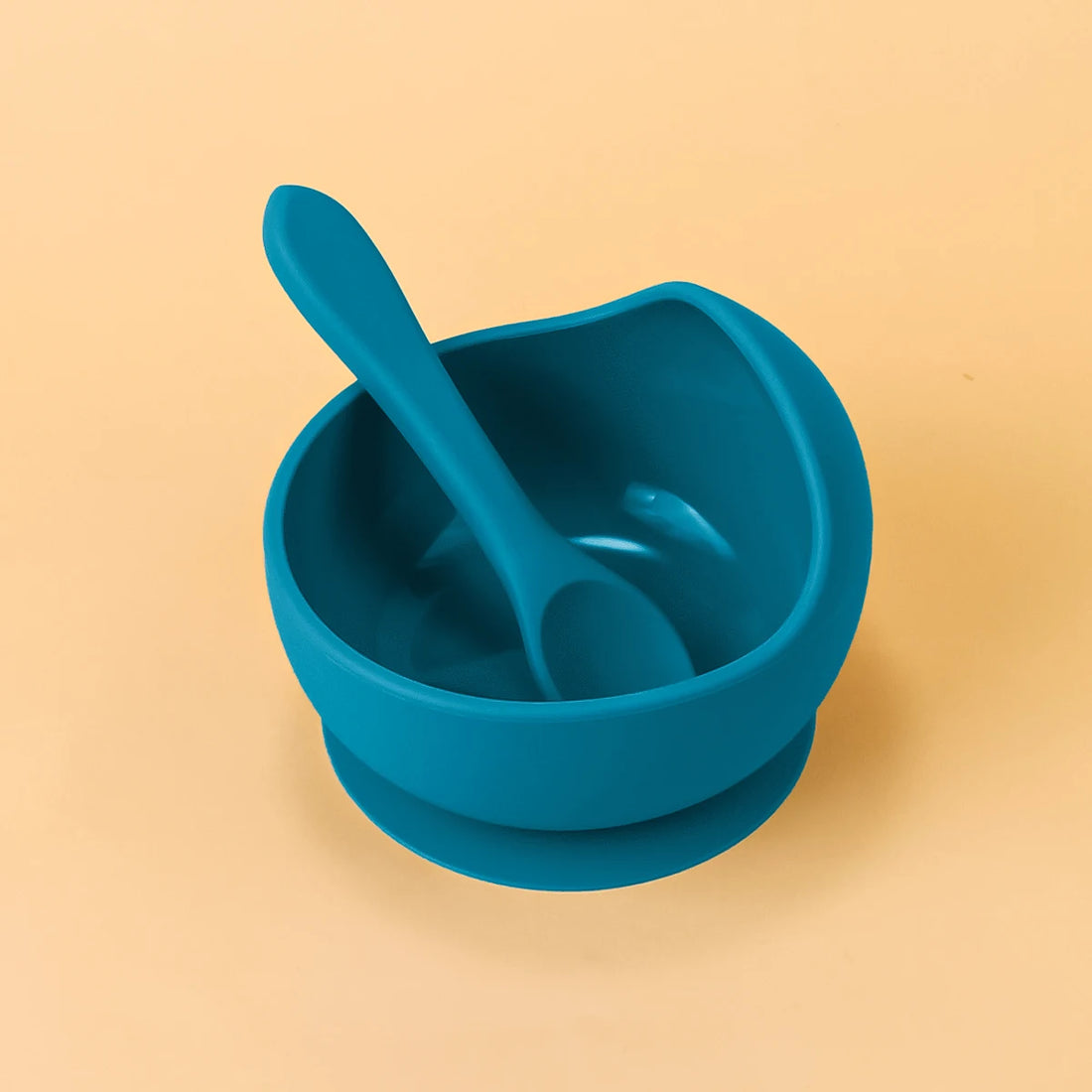 2PC Silicone Sucker Bowl Feeding Tableware for Infant and Young Training Learning To Eat Bowls and Baby Supplementary Food Bowls