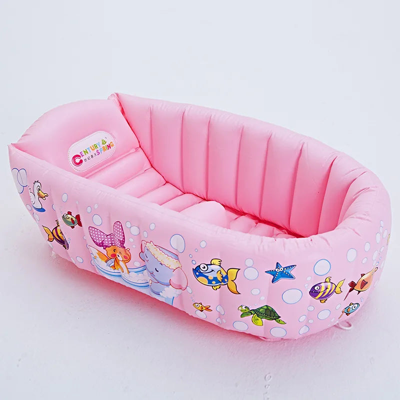 HappyFlute Baby Swimming BathTub Kids Portable Outdoor Inflatable Pool Children Basin Bathtub Newborns Swimming Pool