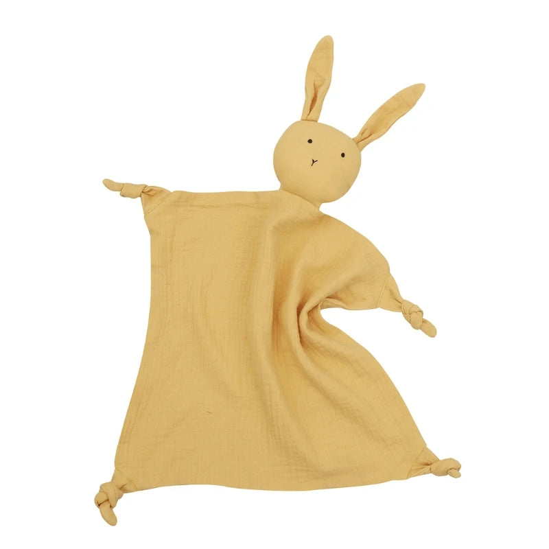 Baby Towel Cotton Stuffed Toys Cartoon Cute Rabbit Towels Soothe Appease Newborn Soft Comforting Sleeping Toy Gift P31B