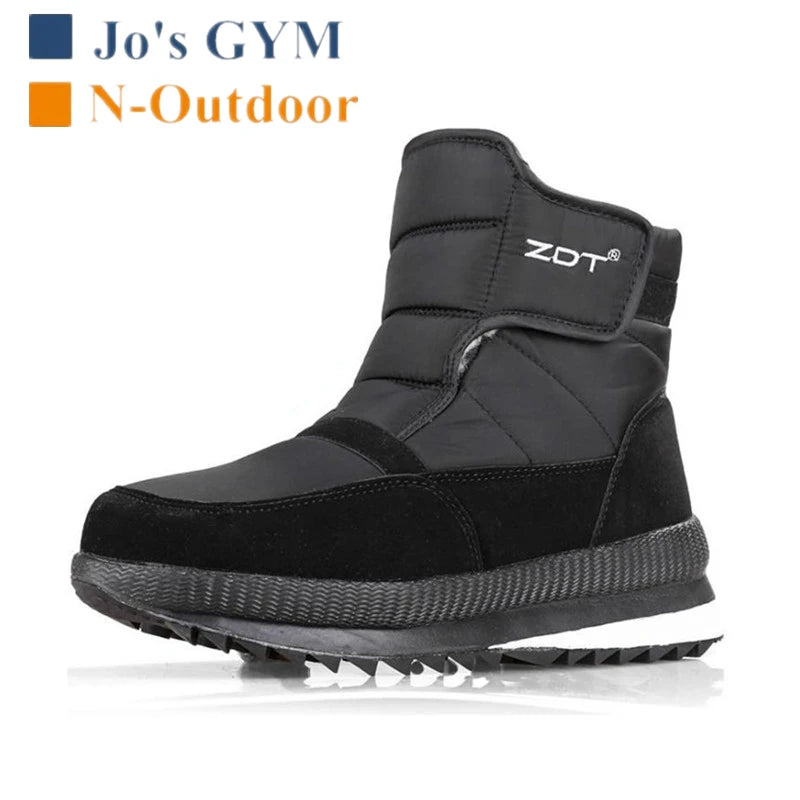 New Winter Non-slip Snow Boots Men Women's Waterproof Ankle Boot Large Size Thicken Warm Plush Skiing Hiking Sports Shoes Unisex