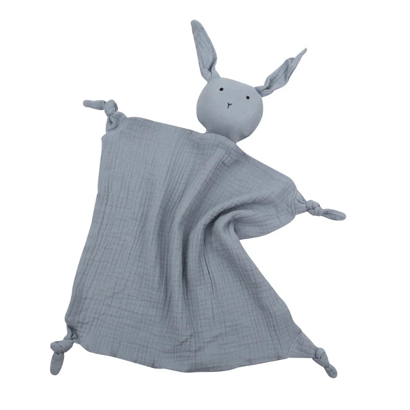 Baby Towel Cotton Stuffed Toys Cartoon Cute Rabbit Towels Soothe Appease Newborn Soft Comforting Sleeping Toy Gift P31B