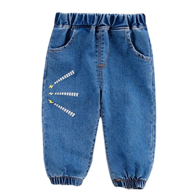 Baby Girls Tight Jeans Spring Autumn Girls suona Denim Trousers Casual Kids Stretch Flared Pants Children Clothes for0-5Years