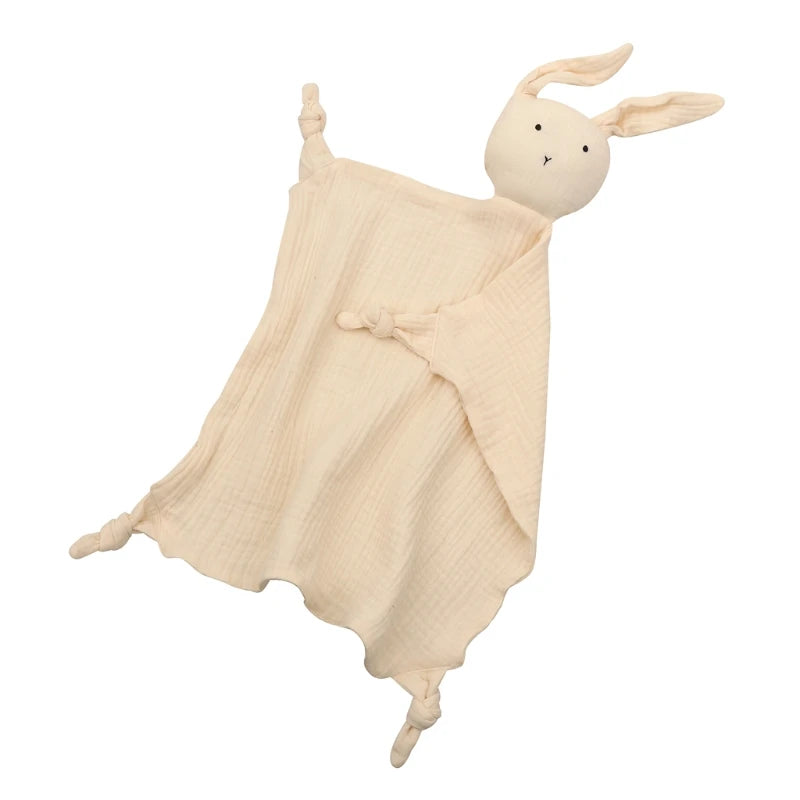 Baby Towel Cotton Stuffed Toys Cartoon Cute Rabbit Towels Soothe Appease Newborn Soft Comforting Sleeping Toy Gift P31B