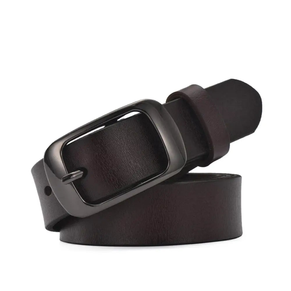 Women's strap casual all-match Women brief genuine leather belt women strap pure color belts Top quality jeans belt WH001