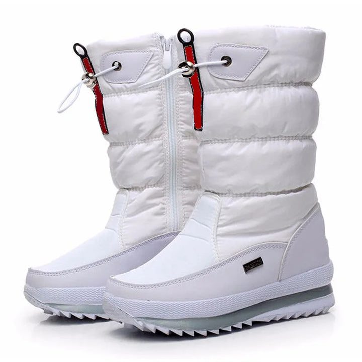 New women's boots platform winter shoes thick plush non-slip waterproof snow boots for women Camping Hiking Ski Boot Travel Shoe