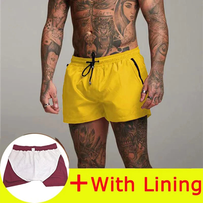 2024 New Mens Swimsuit Sexy Swimwear Men Swimming Shorts Men Briefs Beach Shorts Sports Suits Surf Board Shorts Men Swim Trunks