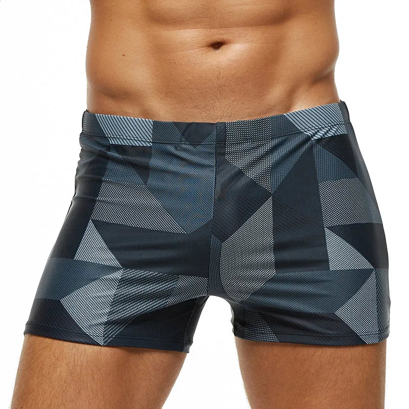 ESCATCH 2023 New Arrivals Men Swimwear Plus Size Fashion Printed Swimsuit Male High Quality Elastic Swim Trunks With Pad