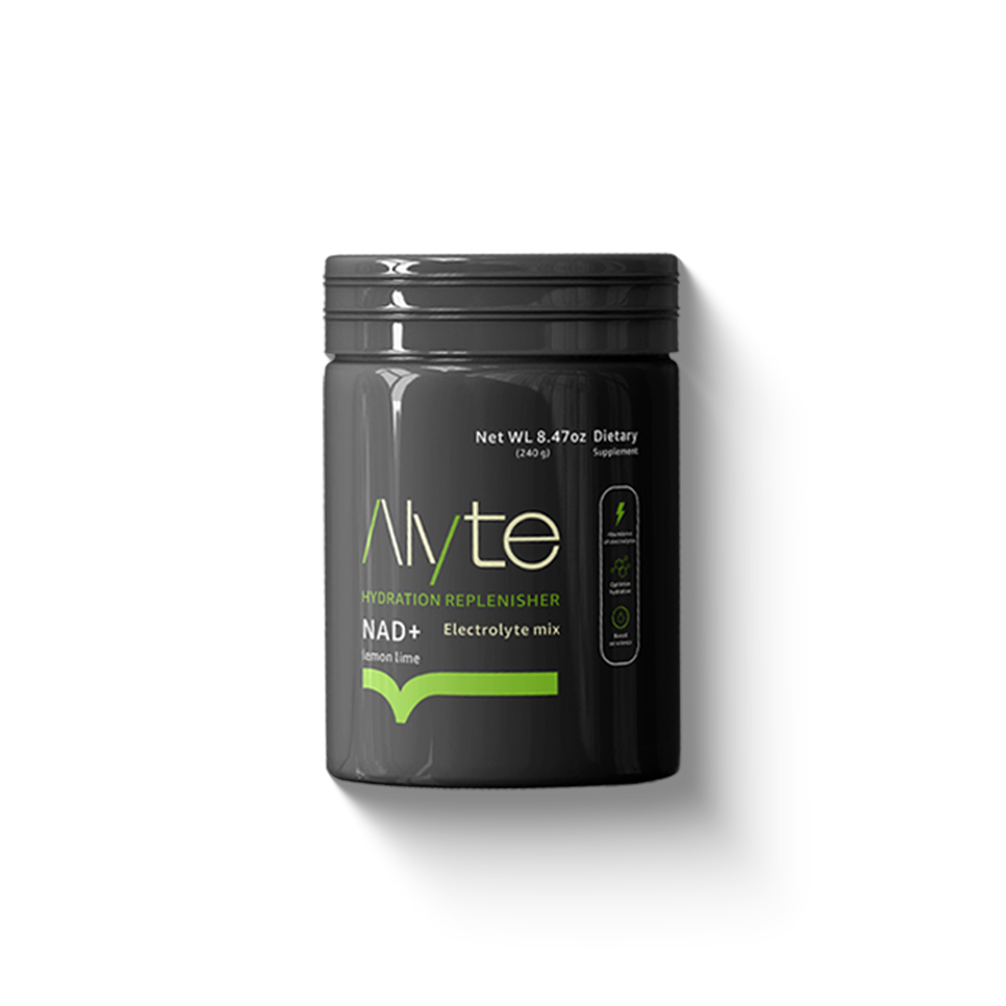 Alyte Electrolyte Powder with NAD+ – Hydration & Energy Boost, Low-Sugar Lemon Lime Drink for Muscle Recovery & Collagen Support