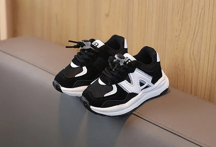 Boys and Girls Fashion Casual Sneakers Kid's Trend Chic Running Shoes Basketball Shoes Children Flat Baby Toddler Outdoor Shoes