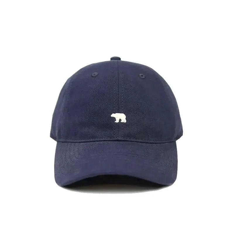 Stylish Bear Embroidered Baseball Cap Sun Protective Breathable Adjustable Ideal Casual Hat Men Women Unisex Baseball Cap