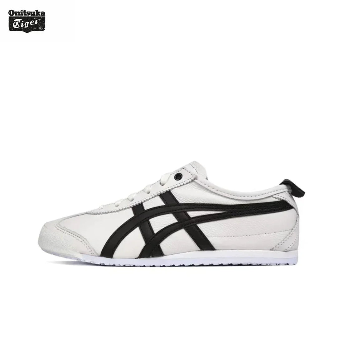 Asics Onitsuka Tiger MEXICO 66 Original Shoes Classic  Tiger Onitsuka Women Men Sneaker Lightweight Silver White