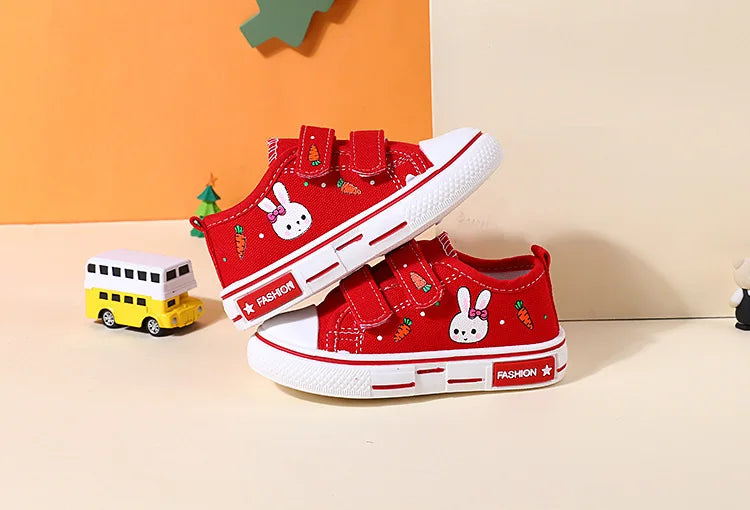 CKid Shoes Sneaker Shoe Boys Girls Baby Cartoon Canvas Sports Shoes Spring Autumn Children Board Shoes with Leisure New Fashion