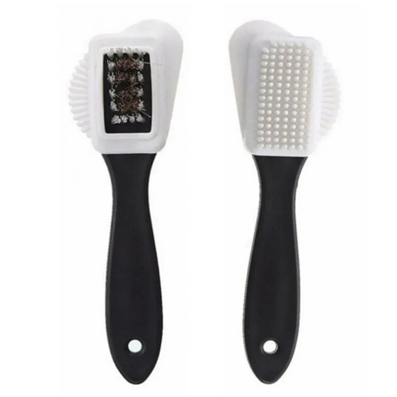 1/2pcs3Side cleaning convenience S-shaped shoe brush Cleaning shoe brush Cleaning brush Snow boot brush Shoe brush cleaning tool