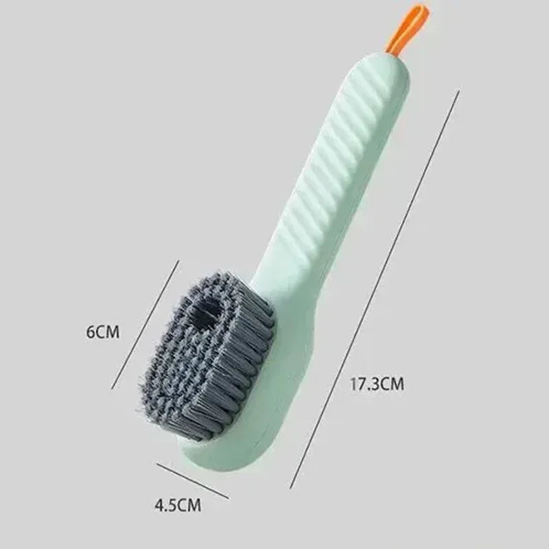 Multifunction Cleaning Shoe Brush Soft Automatic Liquid Shoe Brush Long Handle Liquid Clothes Brush Household Cleaning Tools