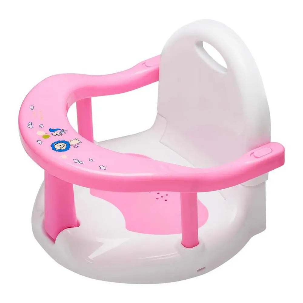 Baby Bath Seat Soft Mat For Travel Home Living Room Foldable Baby Bath Seat With Suction Cups Wrap-around Baby Bath Chair