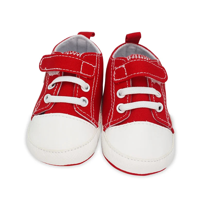 1 pair of soft soled breathable, cute and comfortable baby sports walking shoes