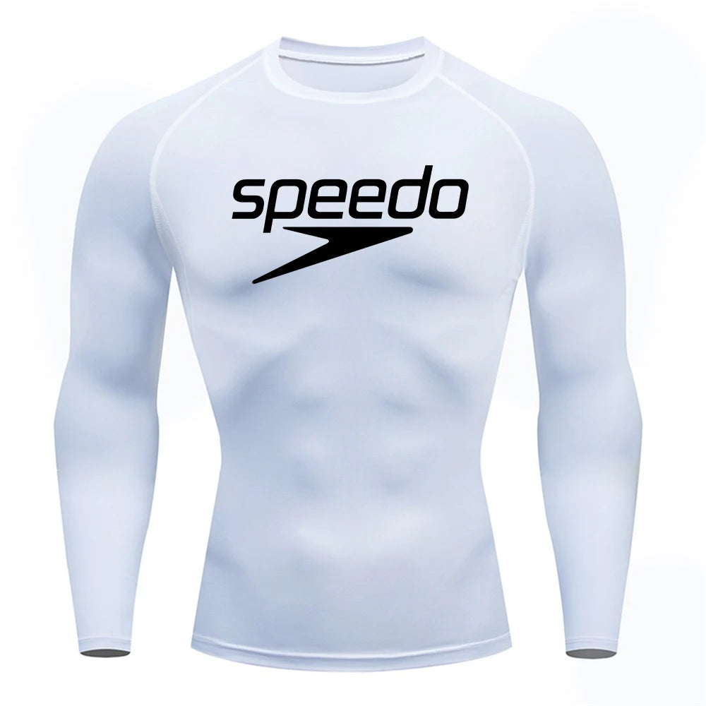 Men Rash Guard Surfing Diving Tee Swimwear Tight short Sleeve T Shirt Swim Floatsuit Top UV Swimming RashGuard Prevent Jellyfish