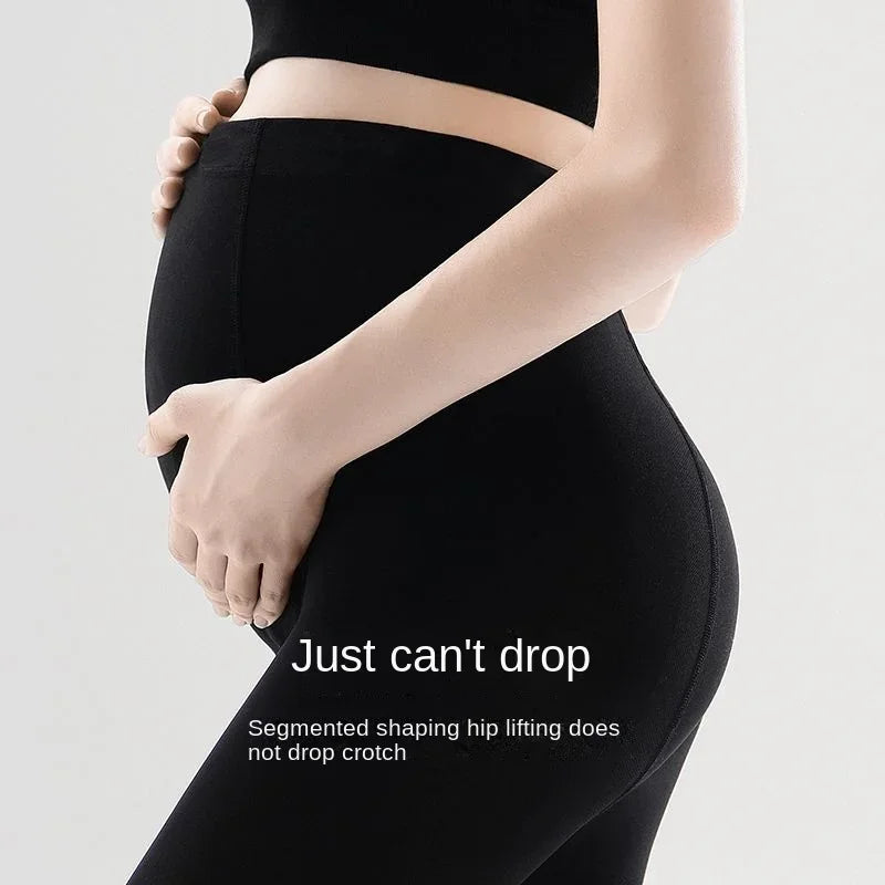 High Waist pregnancy Leggings Skinny Maternity clothes for pregnant women Belly Support Knitted Leggins Body Shaper Trousers