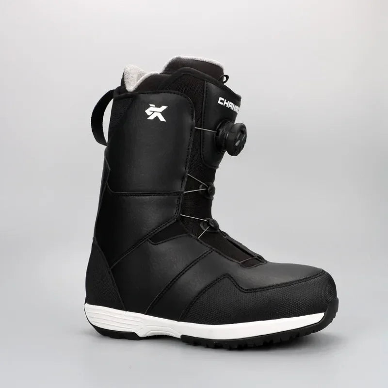 Couple New 2024 Snowboard Shoes Women Snow Boots Man Winter Wire Buckle Fast Wear Ski Shoes Ski Equipment Warm Anti Ski Boots