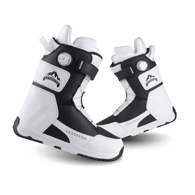 2024 Outdoor Snowboarding Sport Boots New Winter Couple Ski Shoes Women Warm Breathable Waterproof Cold Resistant Men Snow Shoes