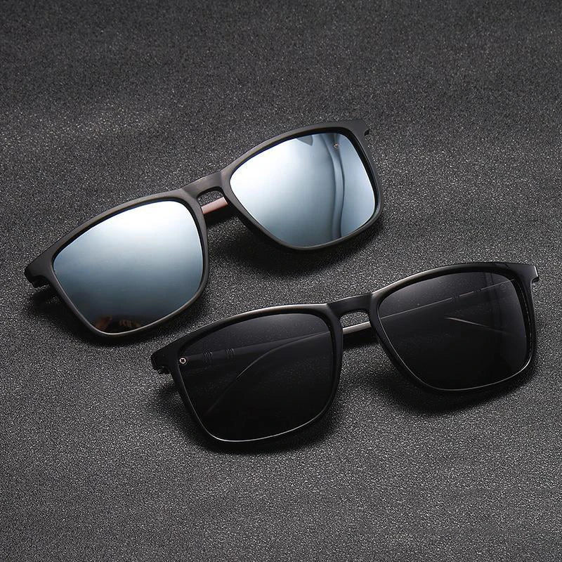 Sports Sunglasses for Men Polarized Comfortable Wear Square Sun Glasses Male Light Weight Eyewear Accessory with Origina