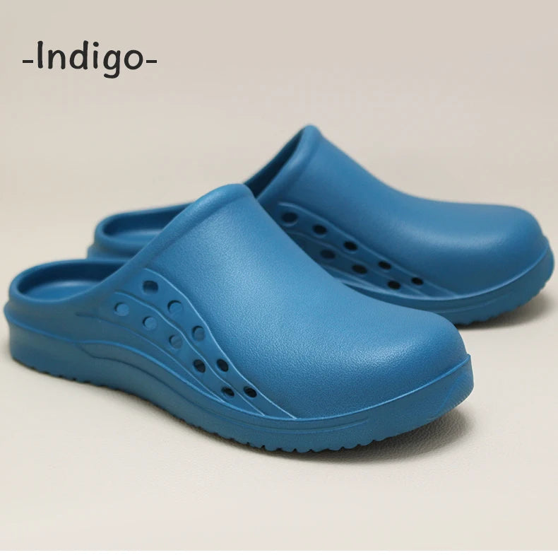 Slip Resistant Laboratory Doctor Clogs Women Men EVA Medical Shoes Ultra Light Surgical Shoes Breathable Garden Work Slippers