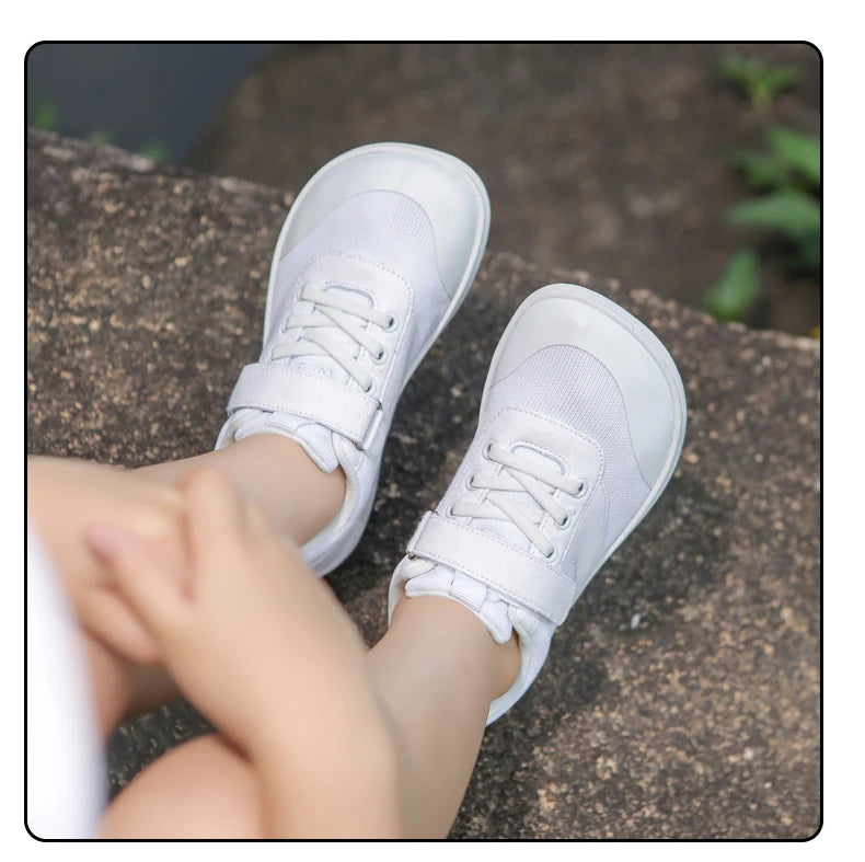 Kids Wide Comfortable Sports Shoes Boys Girls Breathable Sneakers Children Elastic Light Outdoor Running Walking Shoes