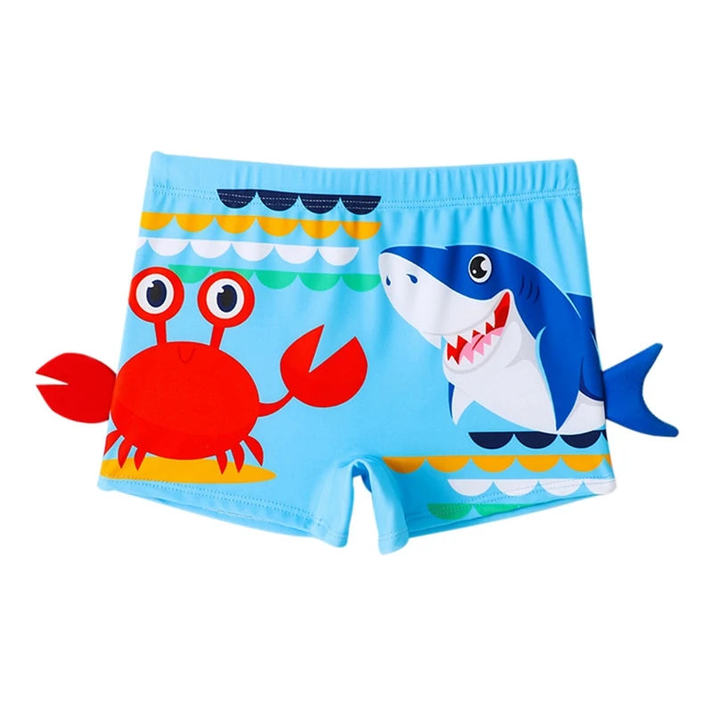 Make a Statement at the Pool with Our Stylish and Comfortable Children's Swim Trunks - Perfect for Boys 3-8 Years