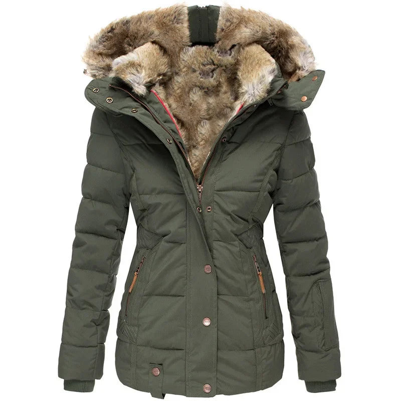 Customizable 2024 New UZZDSS Women Jacket Coat Parkas WWT311501