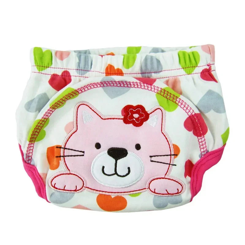 Mother Kids Baby Bare Cloth Diapers Unisex Reusable Washable Infants Children Cotton  Training Panties Nappies Changing