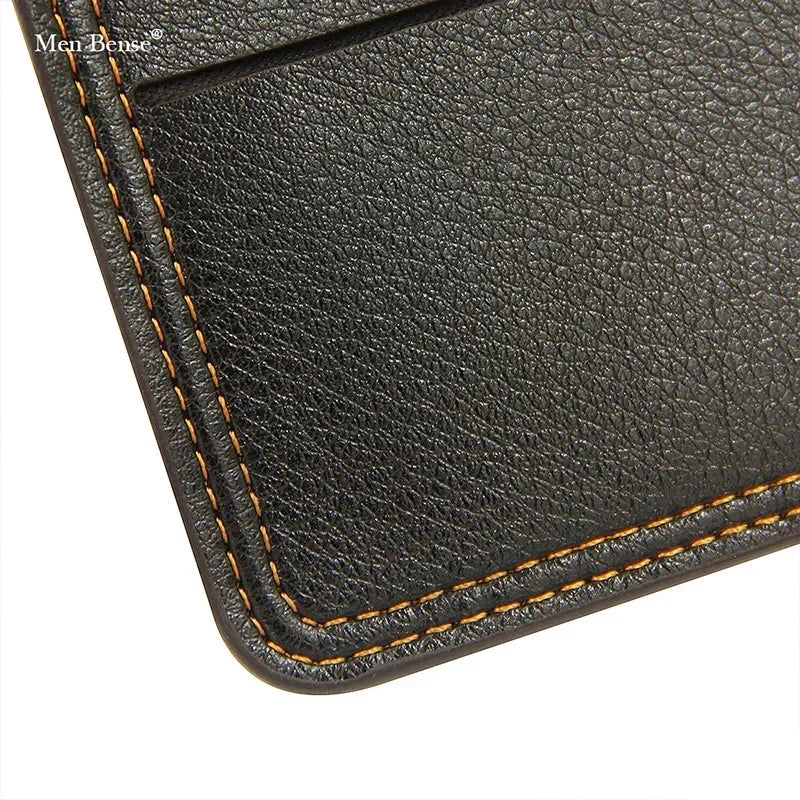 Men Short Bifold Faux Leather Masculina Billetera Credit ID Card Holder Wallet Billfold Purse Clutch Solid Hombre Business Slim