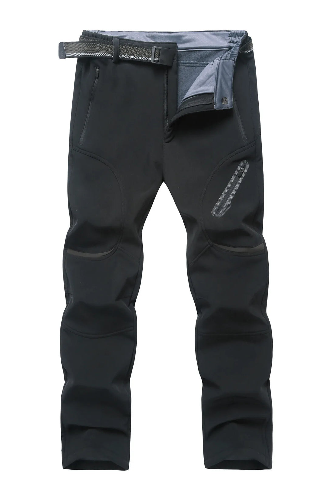 2025 Big Size Waterproof Pants Men Soft Shell Fleece Warm Trousers Male Outdoor Plus Large 9XL 4XL 8XL Work Winter Autumn Black