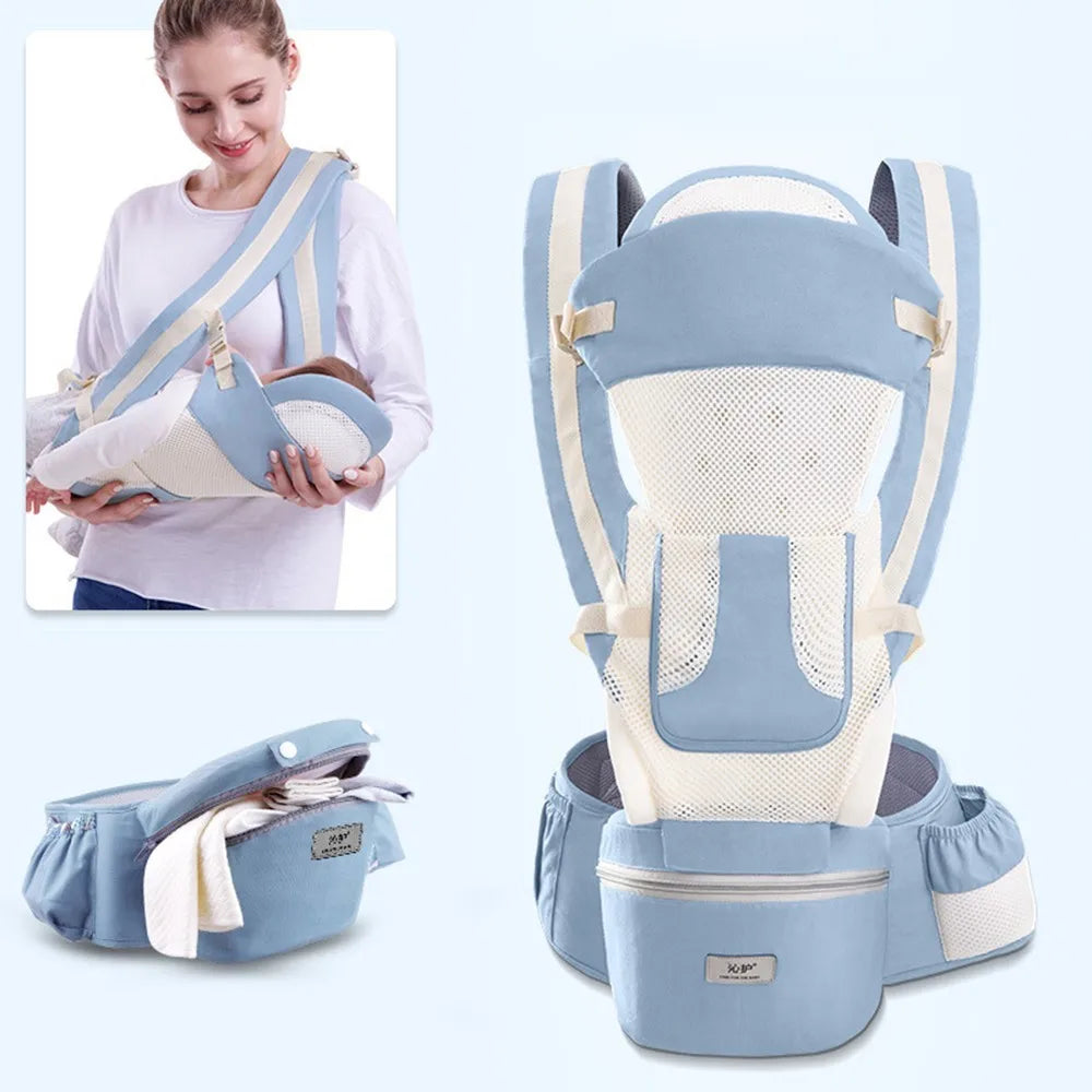 Ergonomic Baby Carrier Backpack Infant Baby Hipseat Carrier Front Facing Ergonomic Kangaroo Baby Wrap Sling Travel Backpack