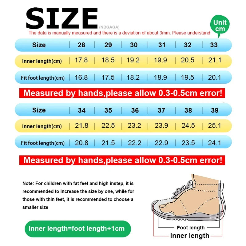 Cartoon Children's Sneakers Kids Fashion Boys Non-slip Casual Shoes Outdoor Breathable Student Walking Running Sneaker Yellow