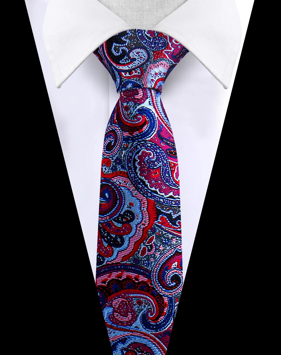 Mens Tie Luxury Necktie For Men Business Wedding Party New Design Neck Tie Paisley Necktie Floral Wedding Style Mens Gravat Gift