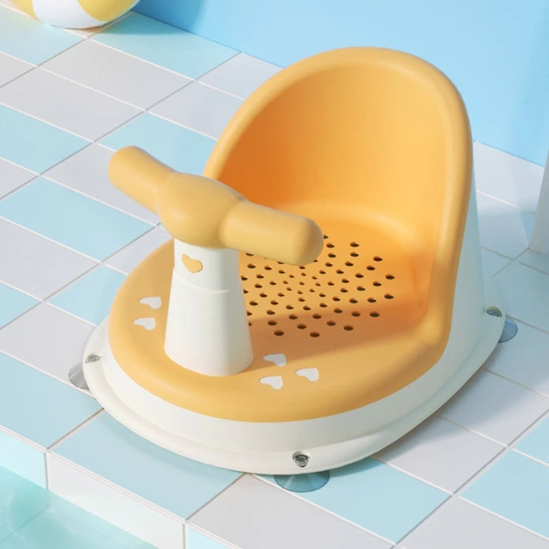 Infant Bath Tub Comfortable Baby Bath Chair Anti Slip Bathing Great Shower Gift for Newborns 6-18 Months