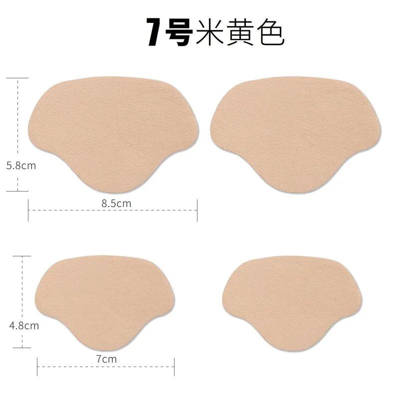 4Pcs Sports Shoes Patches Insoles Sneakers Men Heel Repair Subsidy Women for Anti-Wear Shoes Heels Sticker Foot Care Pad Inserts