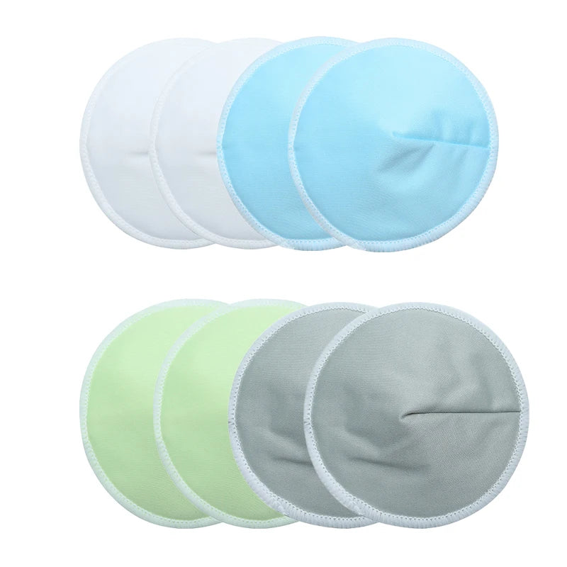 4 Pairs High Quality Reusable Nursing Pads Pregnant Women Skin Friendly Postpartum Washable Breast Pads Breastfeeding Accessory