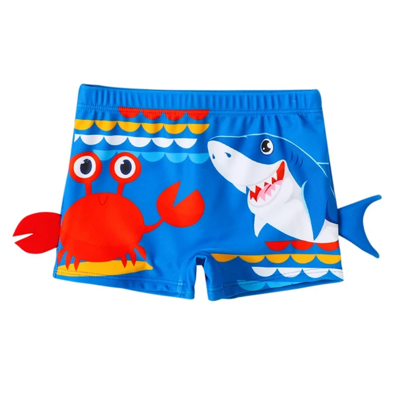 Make a Statement at the Pool with Our Stylish and Comfortable Children's Swim Trunks - Perfect for Boys 3-8 Years