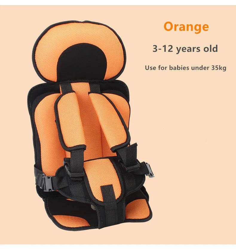 NEW Child Safety Seat Mat for 6 Months To 12 Years Old Breathable Chairs Mats Baby Car Seat Cushion Adjustable Stroller Seat Pad