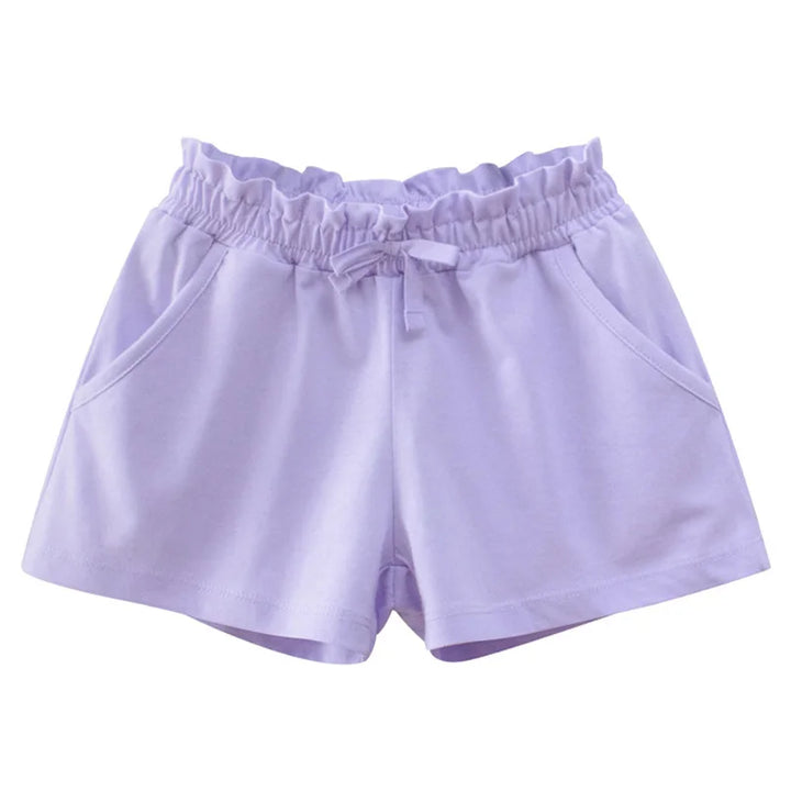 Shorts for Girls Summer Kids Children Cotton Pants Blank Solid Baby Casual Young Girl’s Clothing Plain Trousers 1-10 Years