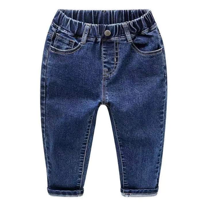 Kids Boys Jeans 2023 Spring And Autumn New Fashionable Elastic Pants Children's Wear Boys Loose Thin Jeans Children's Trousers