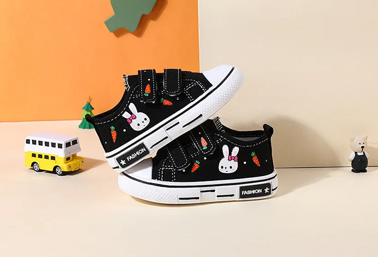 CKid Shoes Sneaker Shoe Boys Girls Baby Cartoon Canvas Sports Shoes Spring Autumn Children Board Shoes with Leisure New Fashion