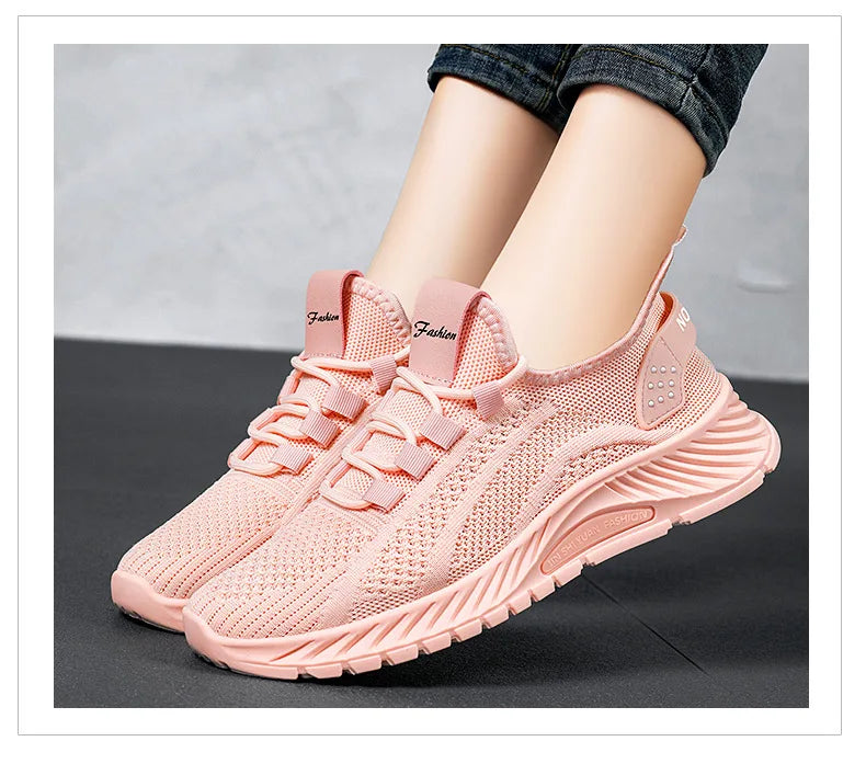 2023 new Women's Sports Shoe Fashion Women's Shoes Breathable Ultra-light Mesh Hollow Women's Shoes Casual Shoes Shoes for Women