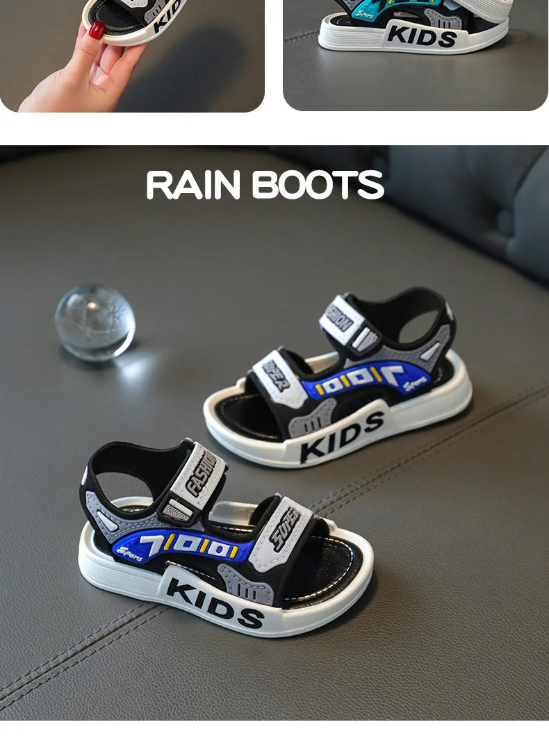 Breathable Sport Sandals Summer Sandals for Boys Casual Beach Shoe Comfortable Soft Sole Kids Shoes Fashion Non-slip Sandalias