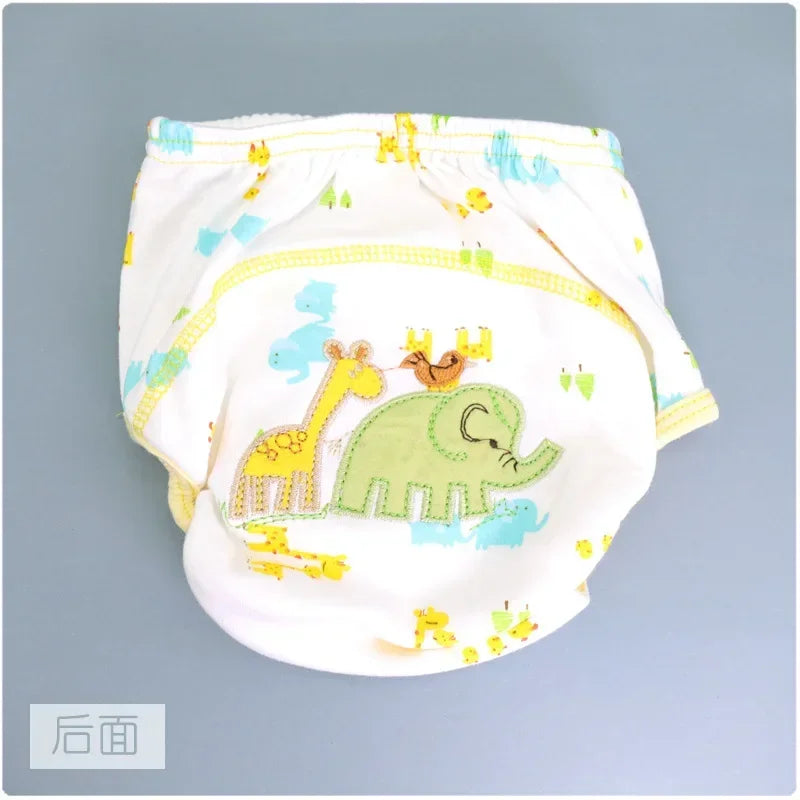 Mother Kids Baby Bare Cloth Diapers Unisex Reusable Washable Infants Children Cotton  Training Panties Nappies Changing