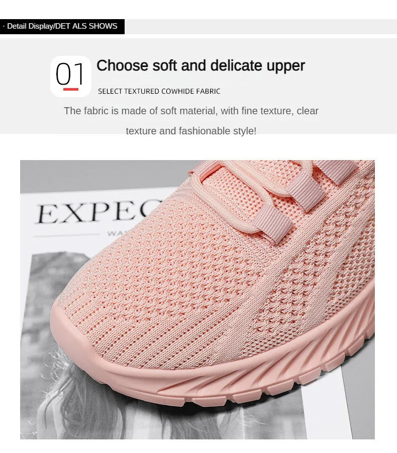 2023 new Women's Sports Shoe Fashion Women's Shoes Breathable Ultra-light Mesh Hollow Women's Shoes Casual Shoes Shoes for Women