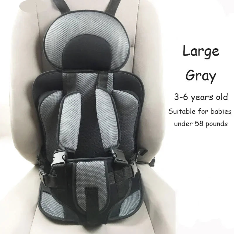 Child Safety Seat Mat for Kids 6 Months to 12 Years Old Breathable Chair Mats for Baby Car Seat Adjustable Stroller Seat Pad